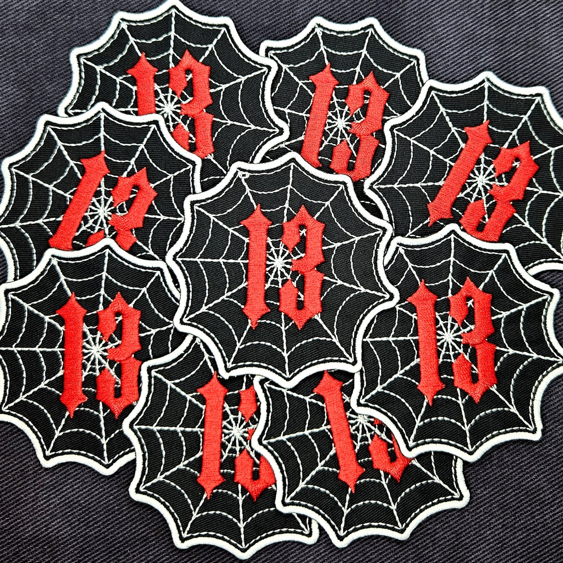 13 Lucky Spiderweb Patch - Concordia Style Boutique