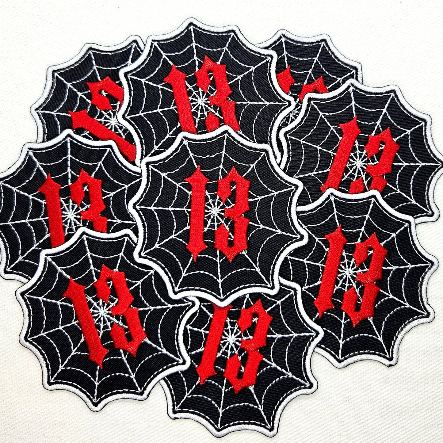 13 Lucky Spiderweb Patch - Concordia Style Boutique
