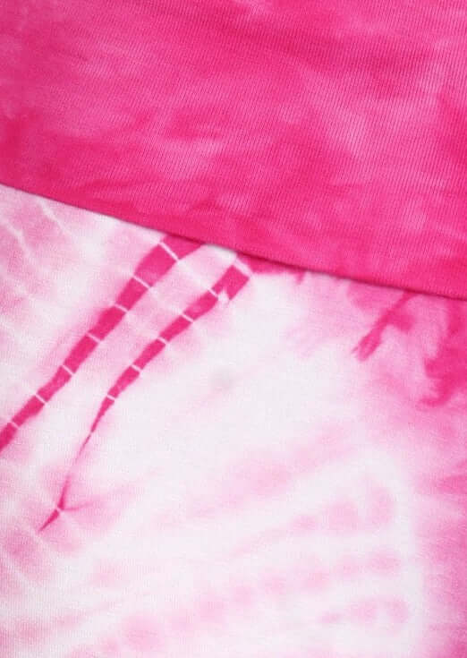 Fashionable in Fuchsia Tie Dye Palazzo Pants Made in USA - Concordia Style Boutique