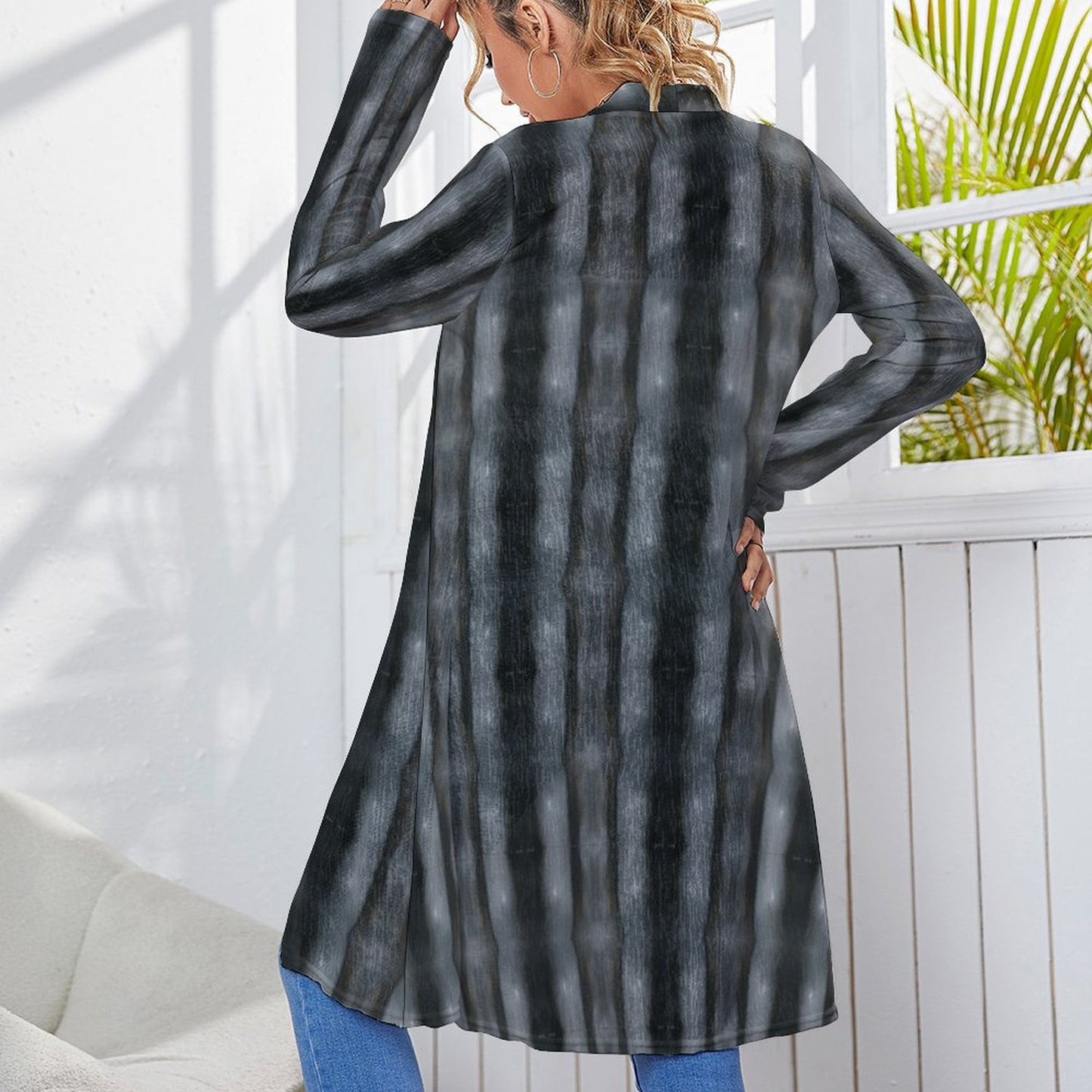 Medium Length Cardigan  - Women's Mid-Length Cardigan - Premium Cardigan from Concordia Style Boutique - Just $36.34! Shop now at Concordia Style Boutique