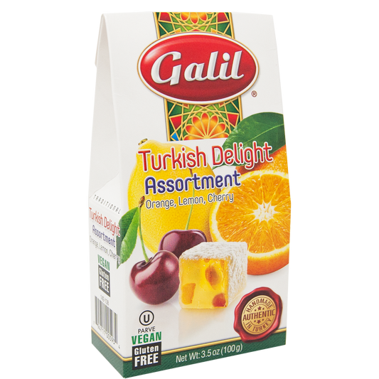 Assorted Fruit Turkish Delight | 3.5 oz | Galil - Concordia Style Boutique
