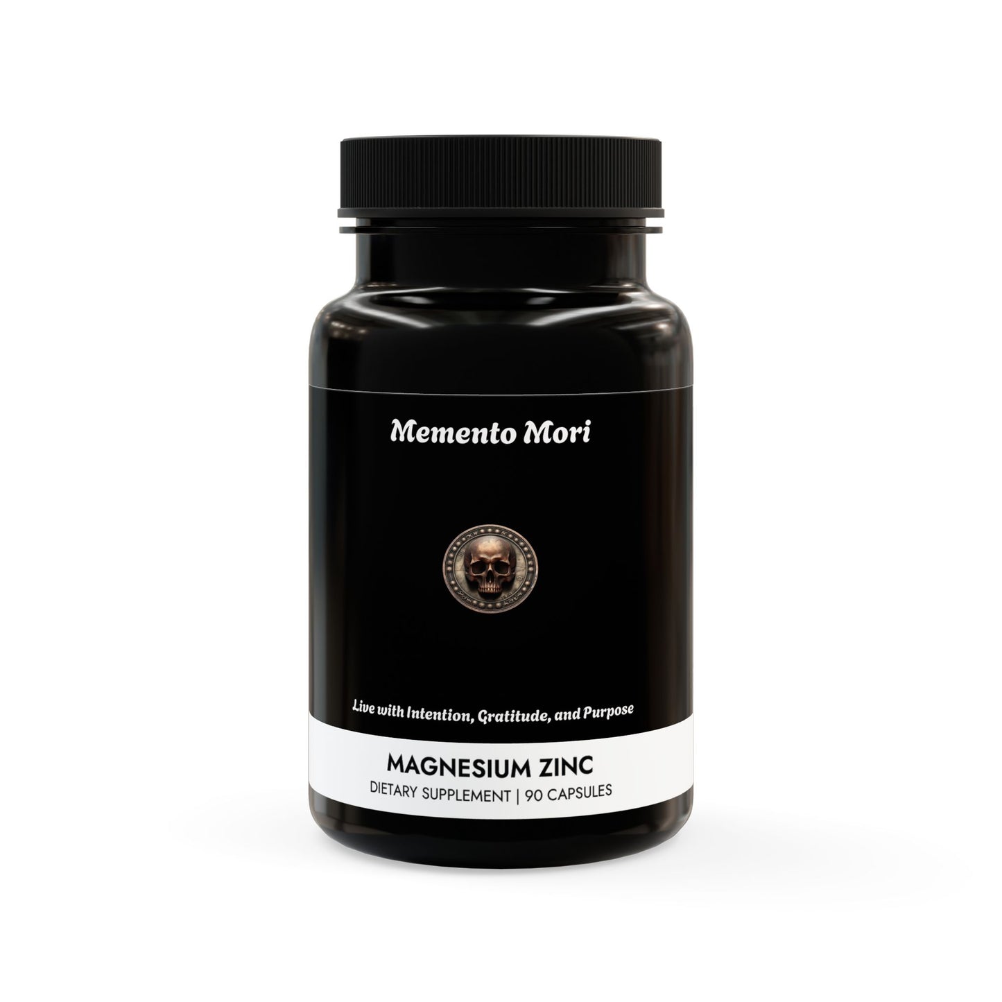 Magnesium Zinc Supplement (90 Capsules) - "Memento Mori" - Premium Food Supplements from Concordia Style Boutique - Just $23.43! Shop now at Concordia Style Boutique