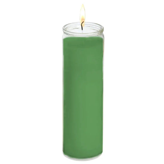 Solid Green Candle tall - Concordia Style Boutique
