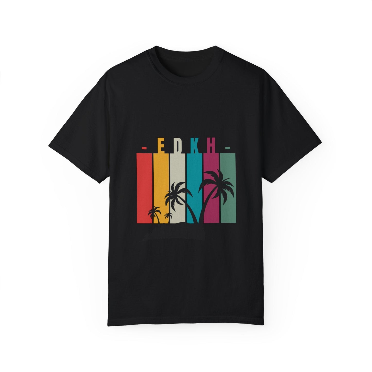 EDK Beach Vibes Unisex Garment-Dyed T-Shirt | Retro Summer Style