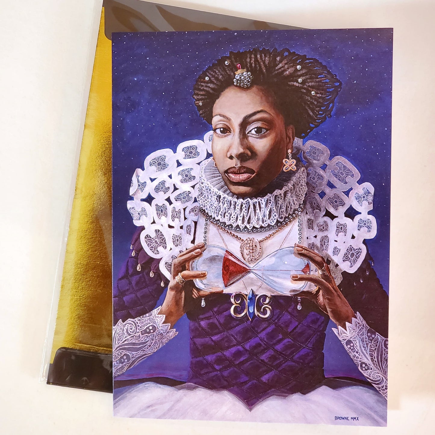 'PERSISTENCE OF HISTORY' S. Ross Browne Greeting Card: 5x7 Frame Ready