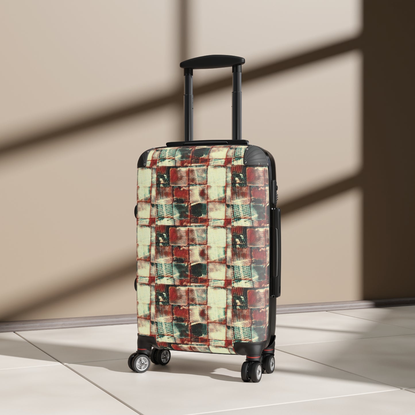 Suitcase - "Square Dance" - Premium suitcase from Concordia Style Boutique - Just $277.02! Shop now at Concordia Style Boutique