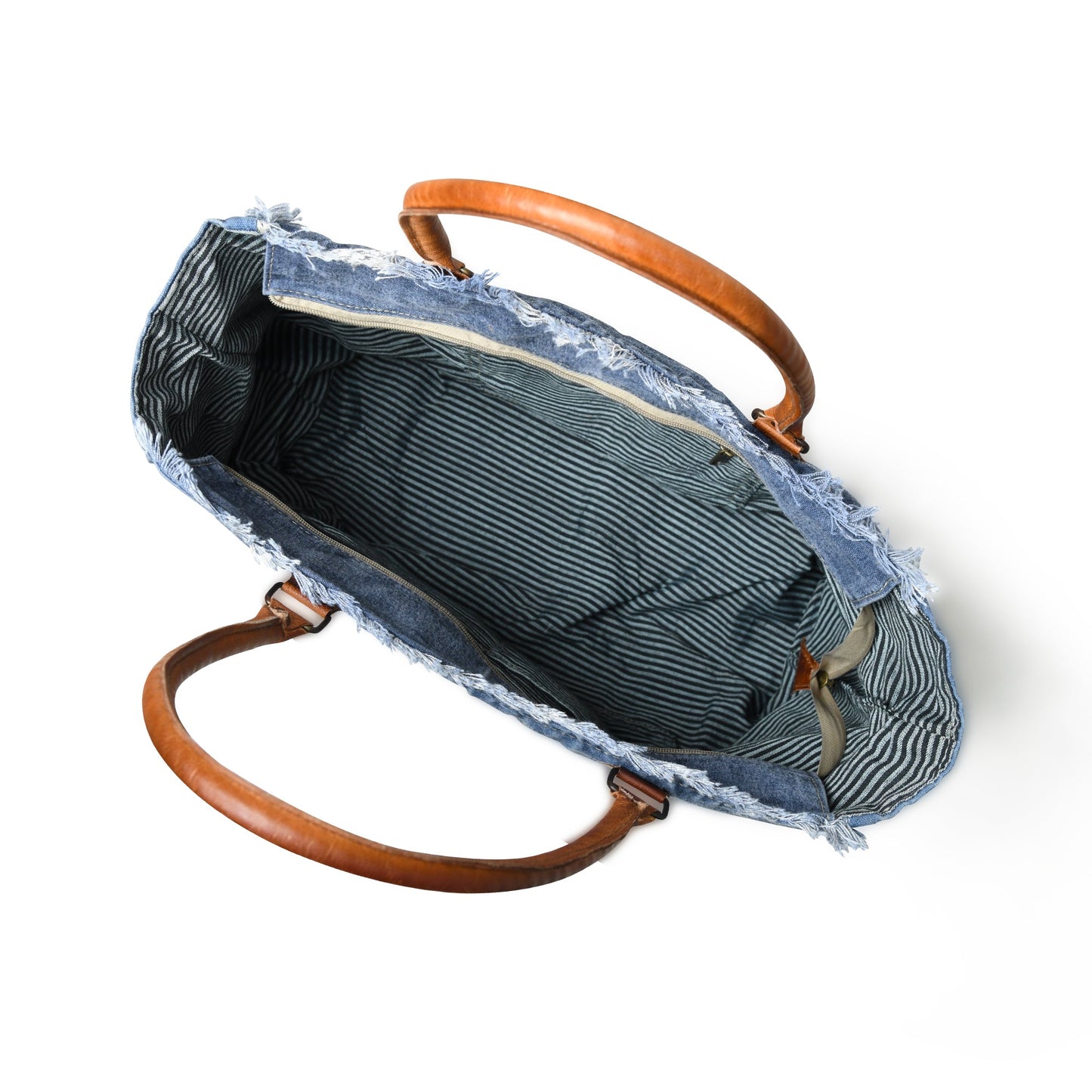 Denim Boho Chic Canvas Shoulder Bag - Concordia Style Boutique