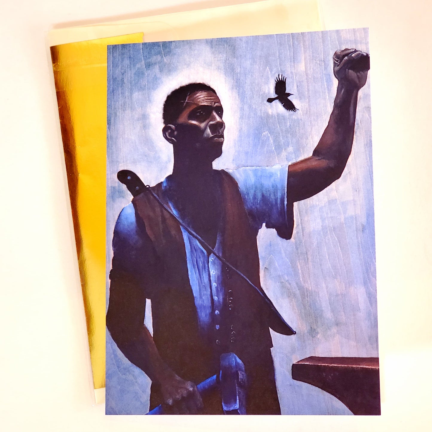 'GABRIEL' S. Ross Browne Greeting Card: 5x7 Frame Ready