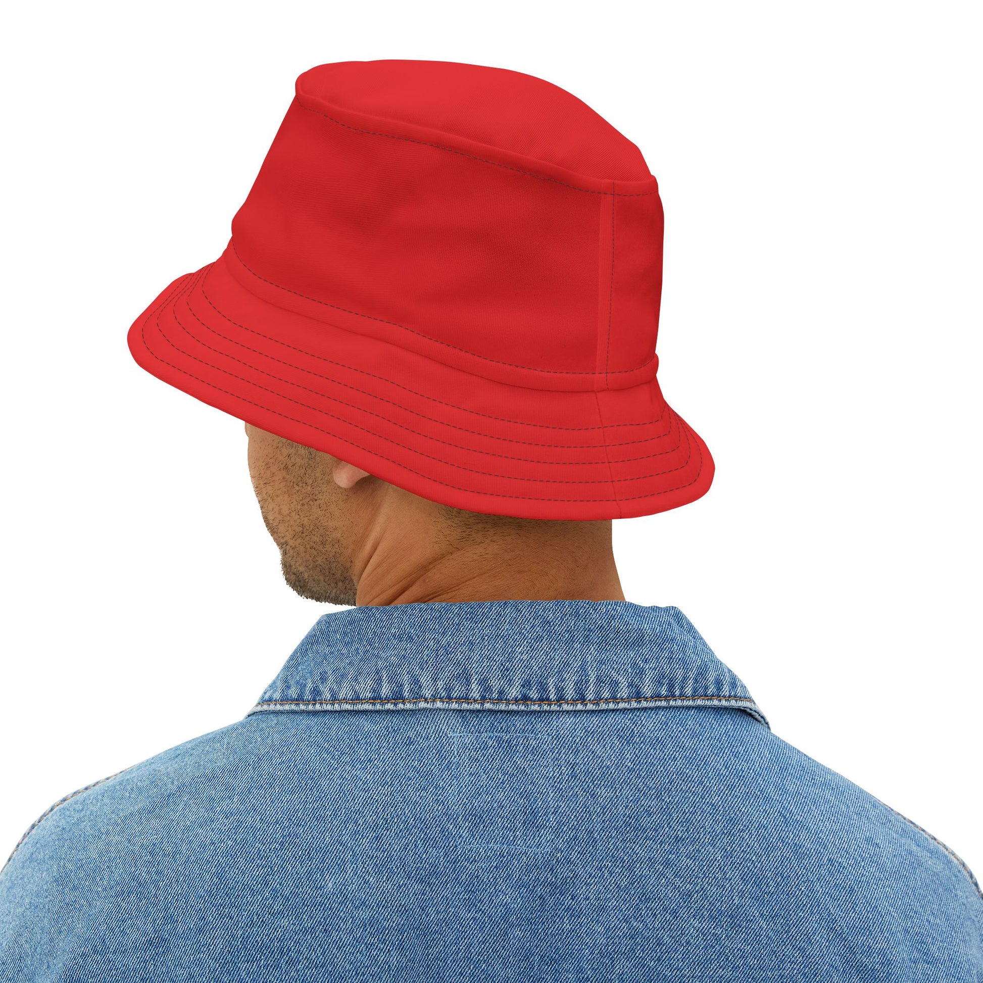 "They Not Like Us" - Bucket Hat (Red) - Premium Hats from Concordia Style Boutique - Just $27.84! Shop now at Concordia Style Boutique