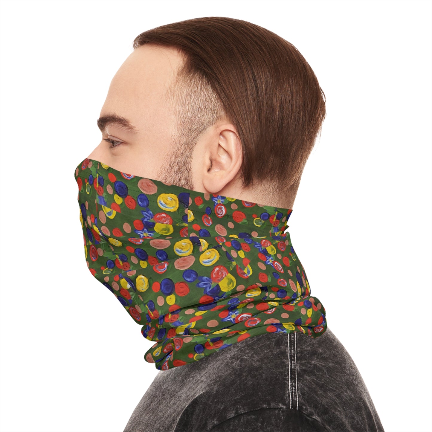 Lightweight Neck Gaiter - "Blobs" - Premium Neck Gaiter from Concordia Style Boutique - Just $18.76! Shop now at Concordia Style Boutique