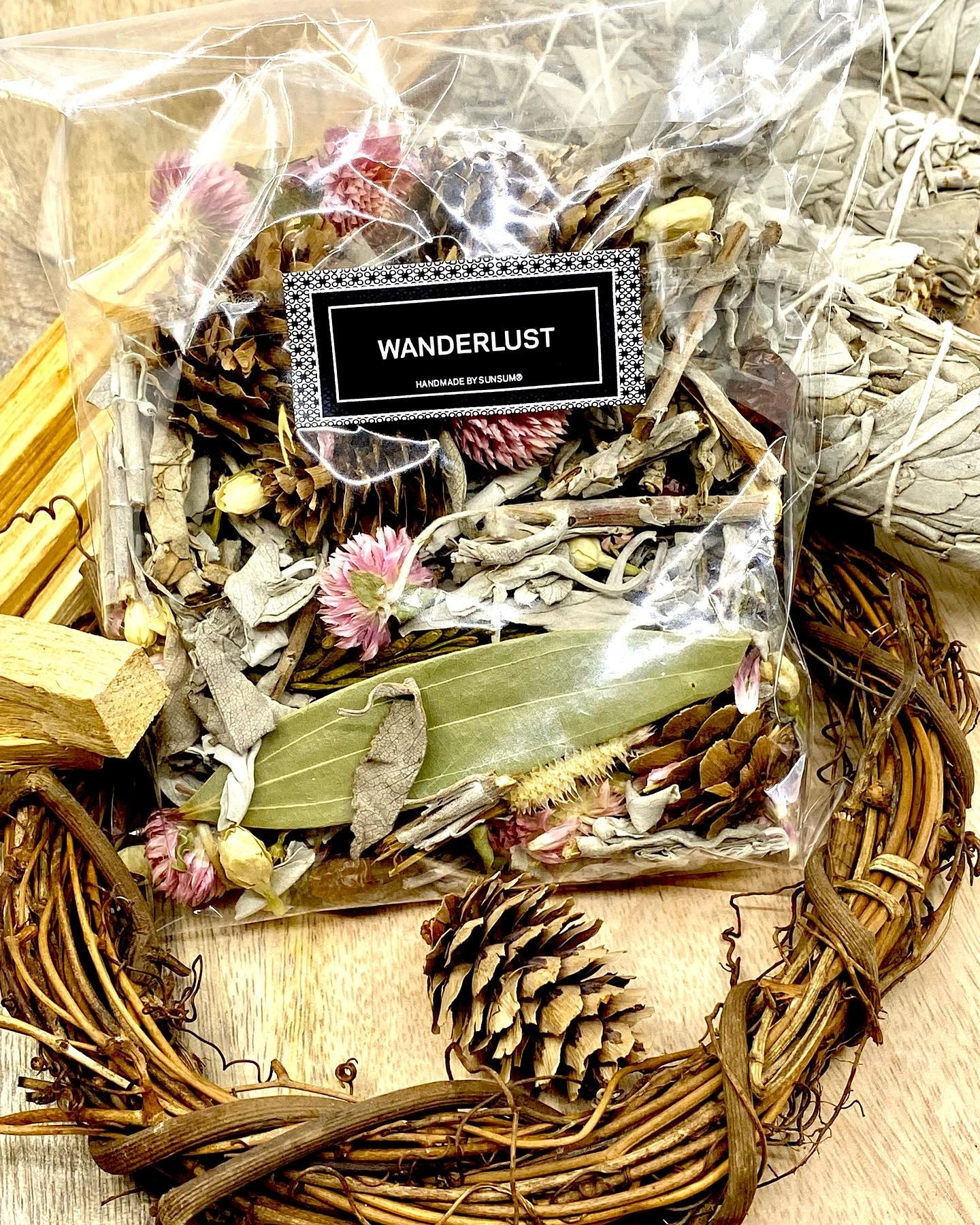 Wanderlust, Wildflower & Sage, Naturally Scented, Loose Dried Flowers, Flower Confetti, Potpourri, 2 oz - Premium Potpourri from Concordia Style Boutique - Just $17.40! Shop now at Concordia Style Boutique