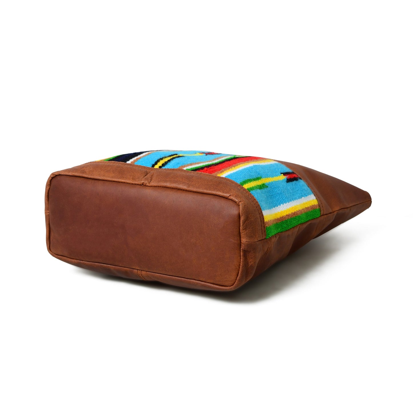 Multicoloured Leather Tote Bag - Concordia Style Boutique