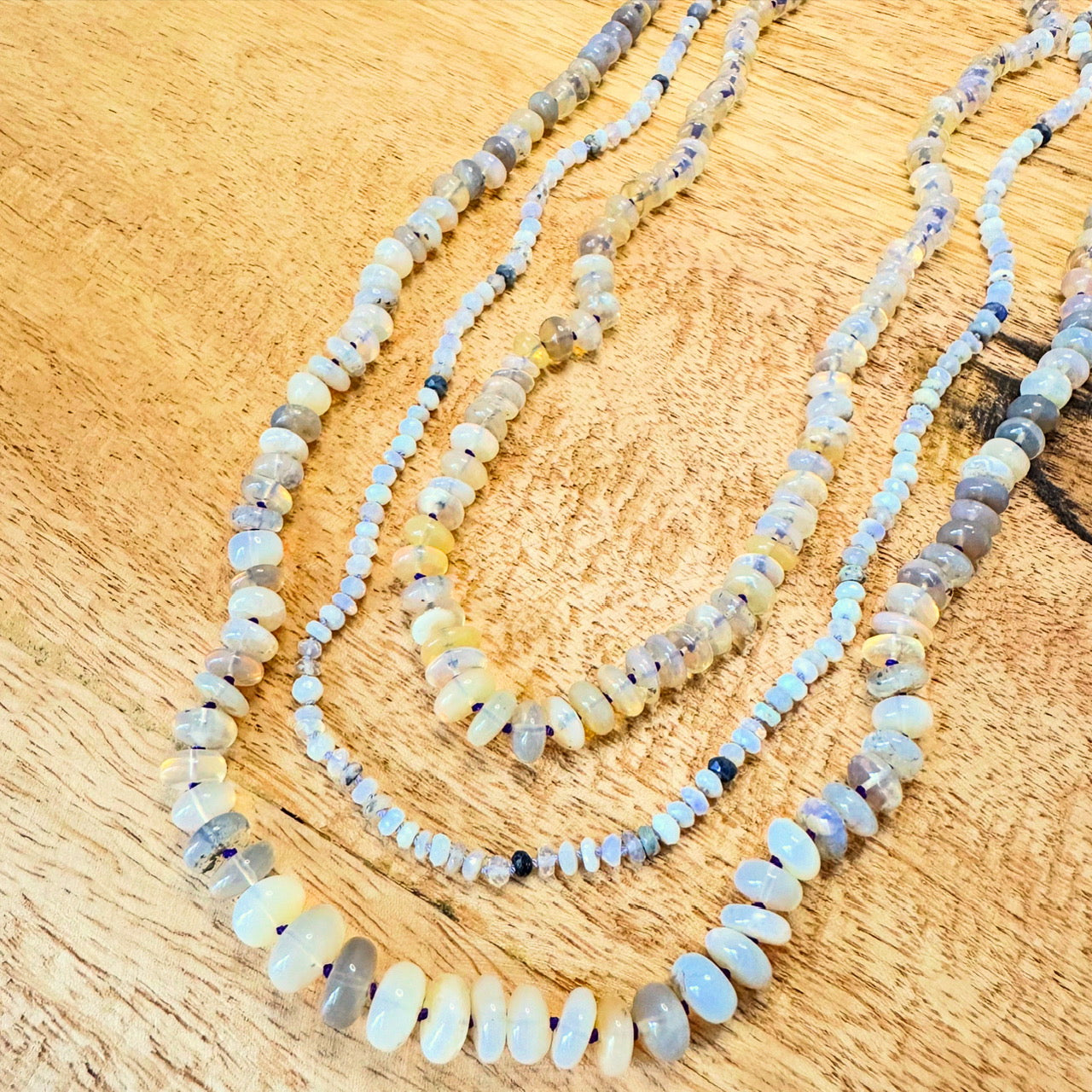 Opal Beaded Necklace