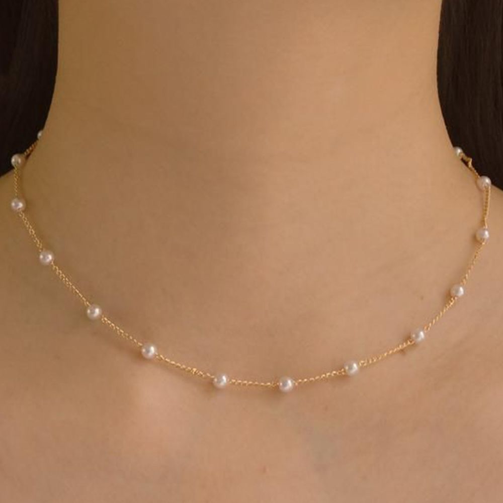 DAINTY PEARL NECKLACE - Concordia Style Boutique