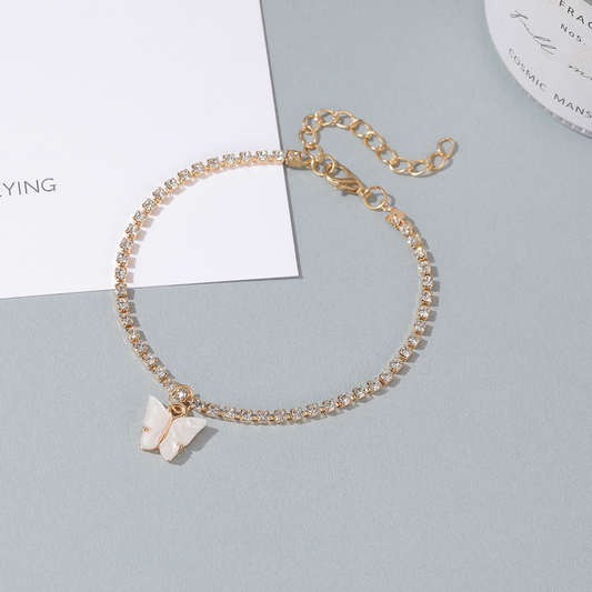 BUTTERFLY GOLD ANKLET - Concordia Style Boutique