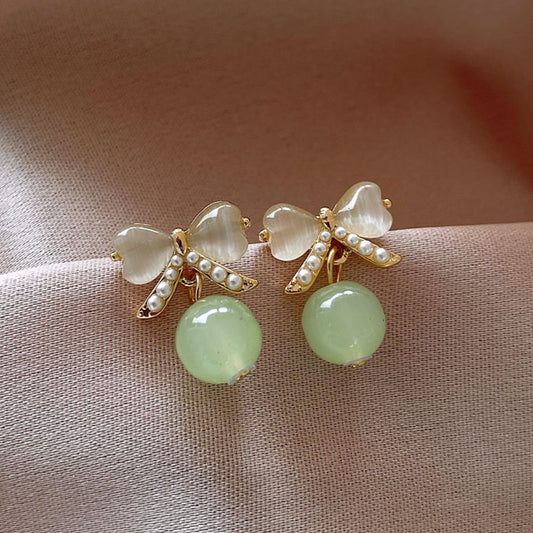 VINTAGE BOW KNOT EARRINGS (PAIR) - Concordia Style Boutique