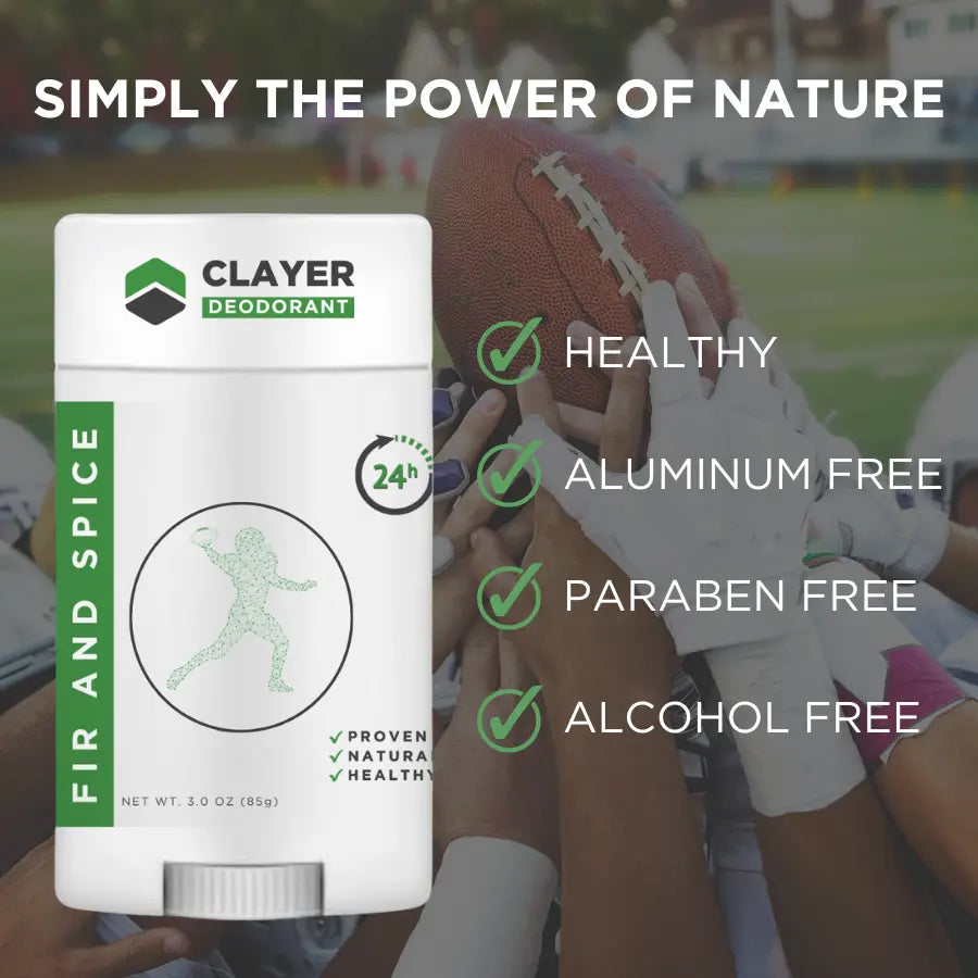 Natural Deodorant - Football Pro Sport - 3.35 OZ - NEW FORMULA - Concordia Style Boutique