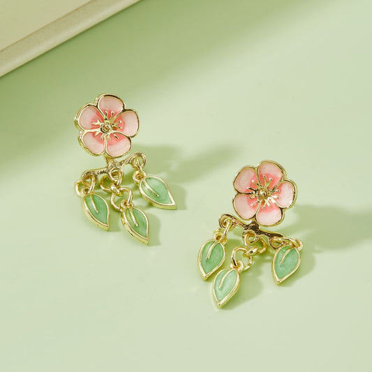 CHERRY BLOSSOM DROP EARRINGS (PAIR) - Concordia Style Boutique