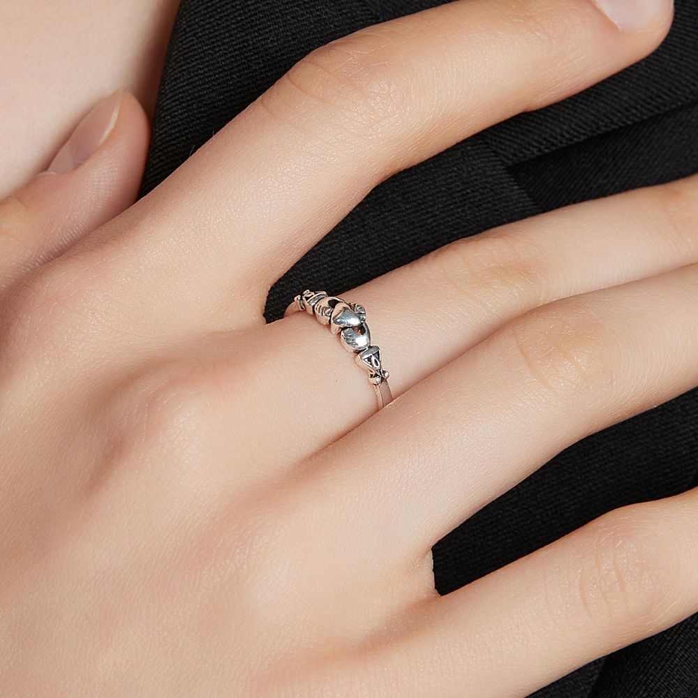 CELTIC CLADDAGH SILVER RING (ADJUSTABLE) - Concordia Style Boutique