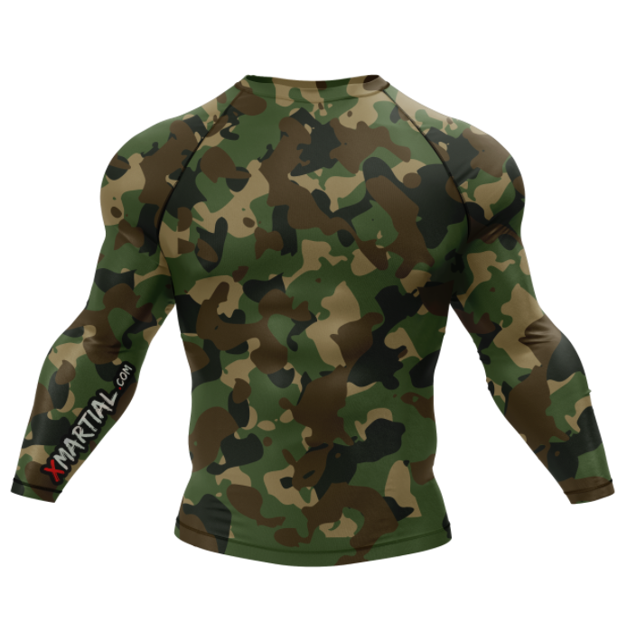 CAMO FULL RASH GUARD - XMARTIAL SLEEVE - Premium shirt from Concordia Style Boutique - Just $20.67! Shop now at Concordia Style Boutique