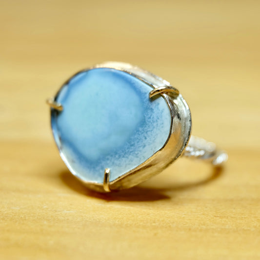 Golden Hills Turquoise Ring 14K Gold