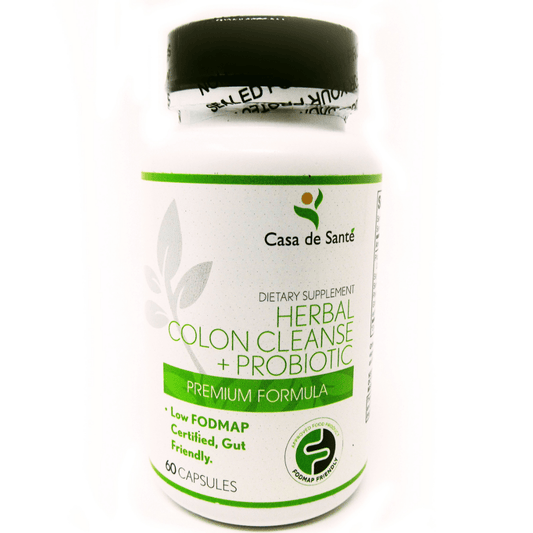 Low FODMAP Gentle Colon Cleanse + Probiotic - Herbal Detox for Sensitive Gut, Regularity Support - Concordia Style Boutique