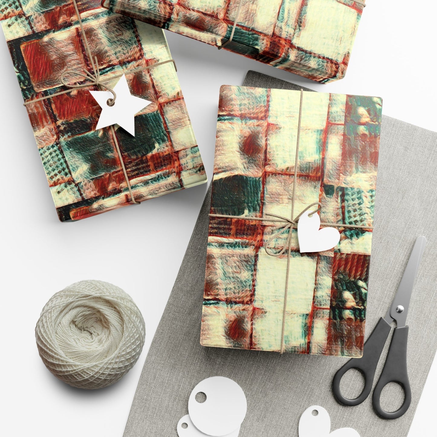 Gift Wrap Paper - Square Dance - Premium gift wrap paper from Concordia Style Boutique - Just $14.98! Shop now at Concordia Style Boutique