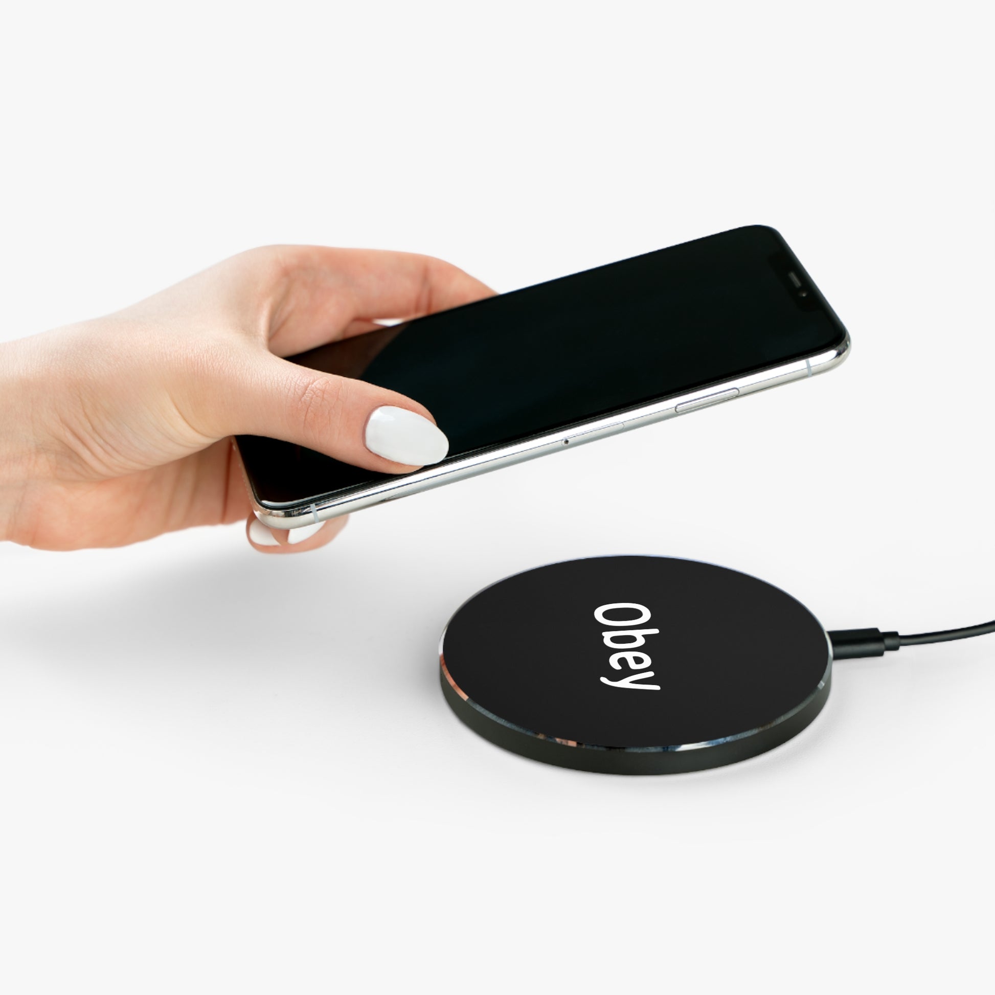 Wireless Charger -"Obey" - Premium wireless charger from Concordia Style Boutique - Just $61.90! Shop now at Concordia Style Boutique