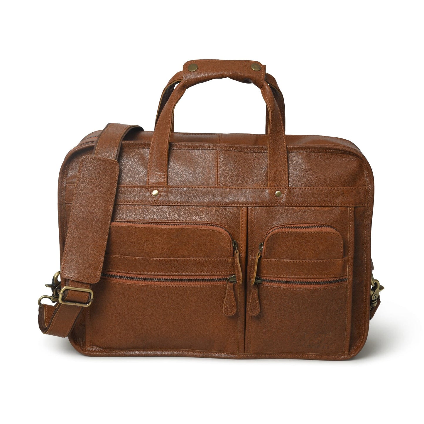 MaheTri Captain Buffalo Briefcase - Concordia Style Boutique