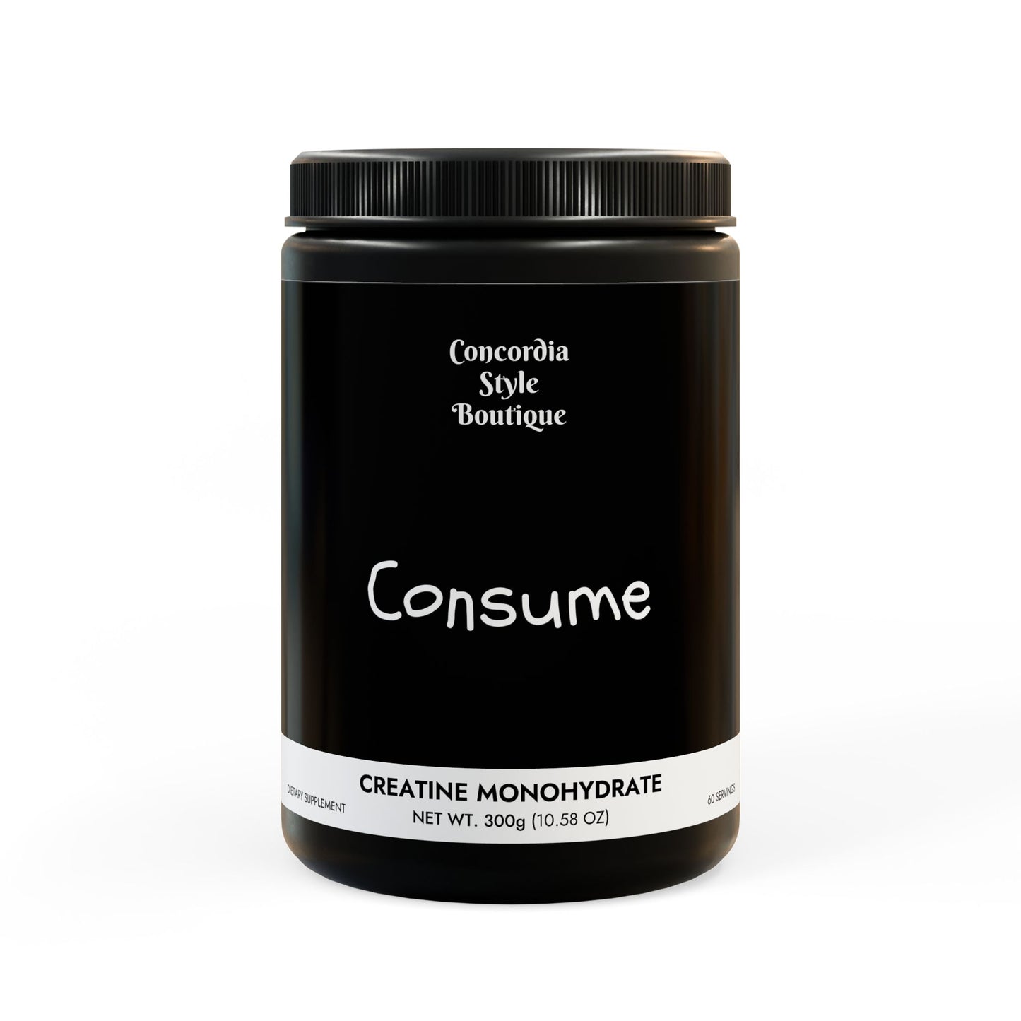 Creatine Monohydrate Supplement (300g, 10.58oz) - Premium Food Supplements from Concordia Style Boutique - Just $34! Shop now at Concordia Style Boutique