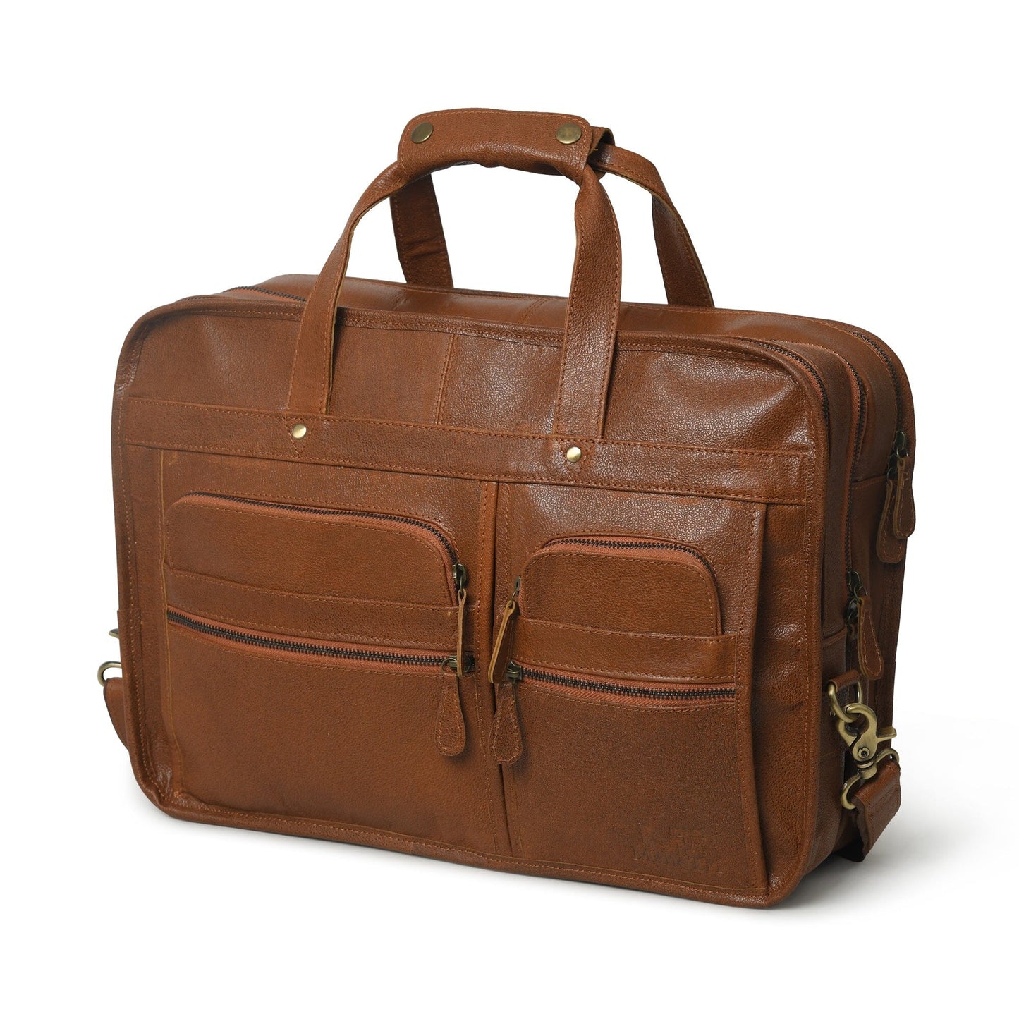 MaheTri Captain Buffalo Briefcase - Concordia Style Boutique