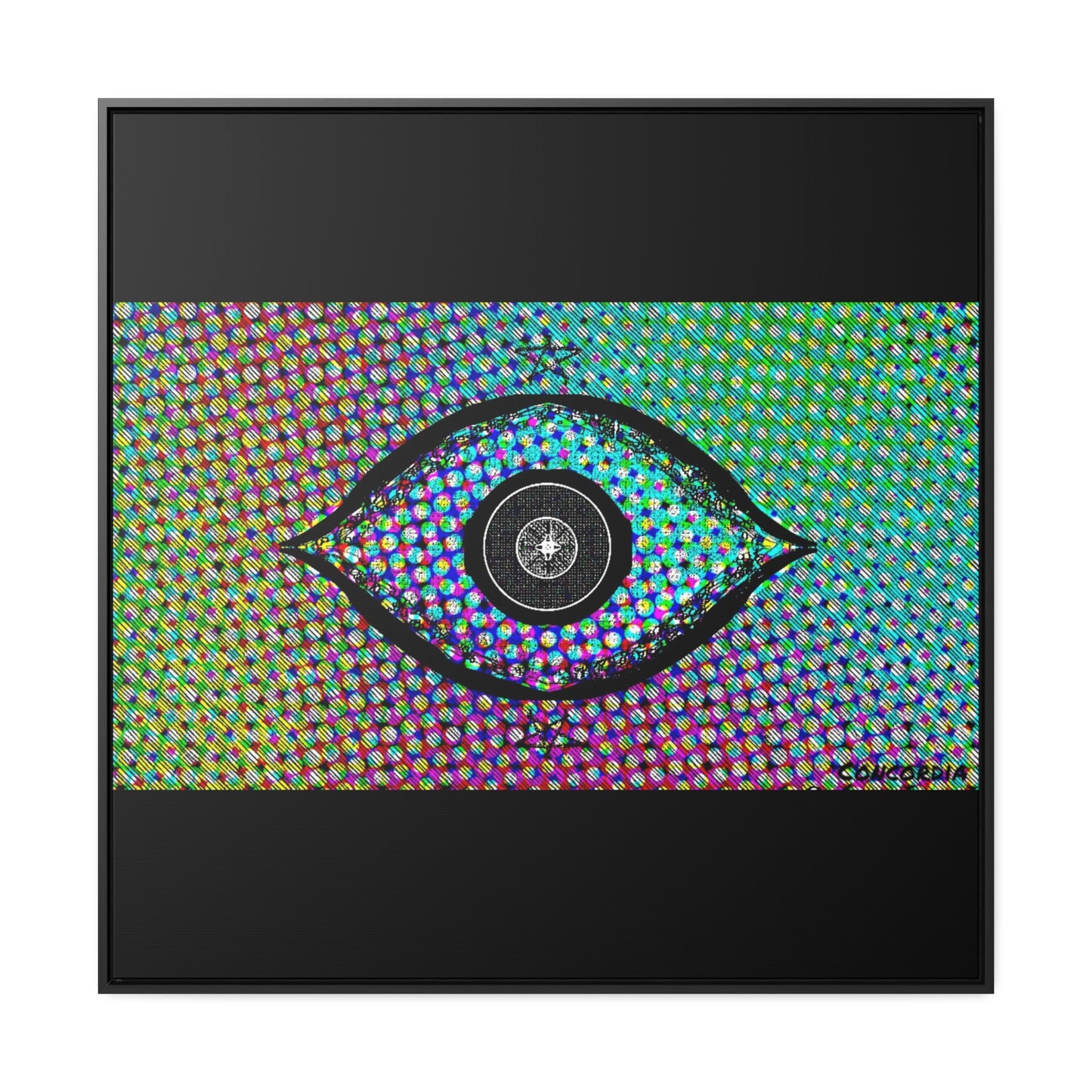 "The Eye" - Gallery Canvas Wraps, Square Frame - Premium Canvas from Concordia Style Boutique - Just $106.56! Shop now at Concordia Style Boutique