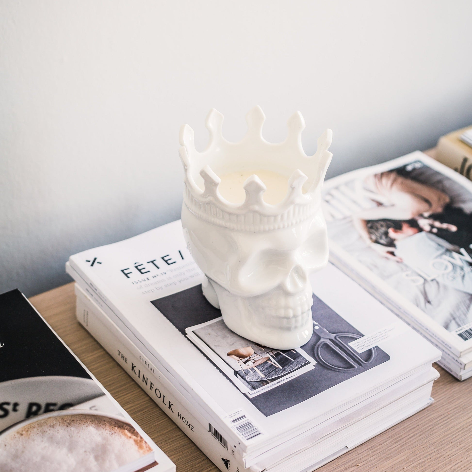 White Louise Skull - Concordia Style Boutique