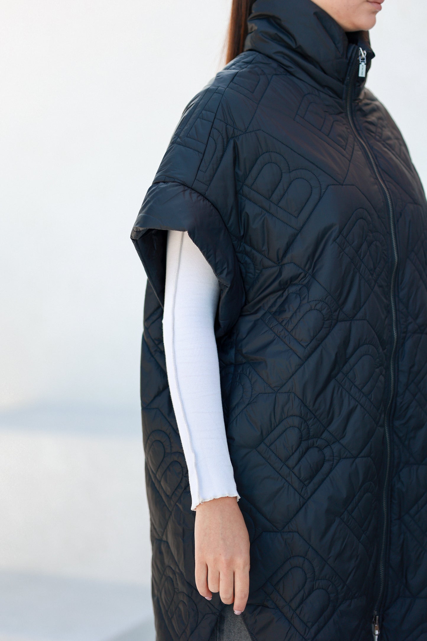 Bianca Relaxed Fit Embossed Vest