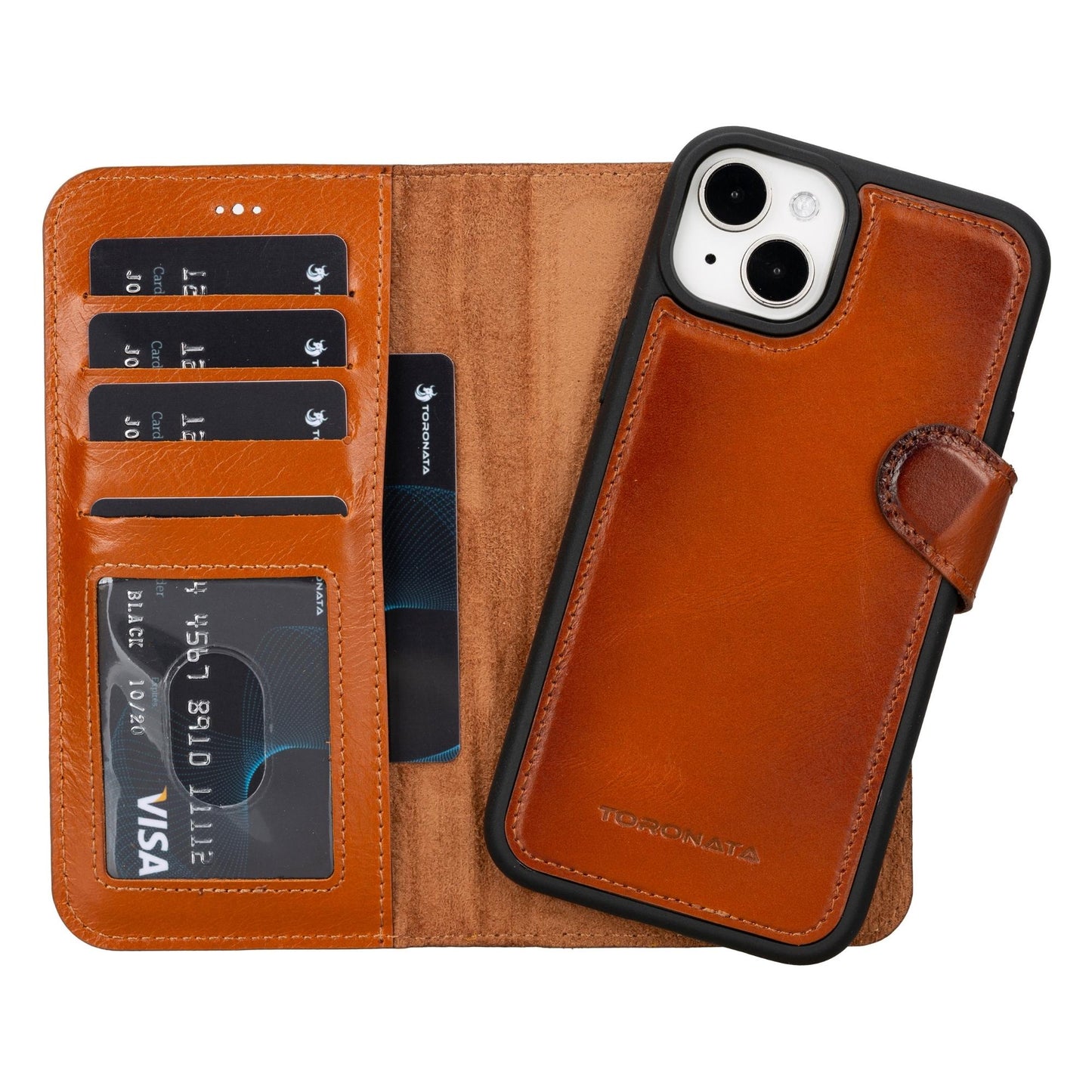 Casper iPhone 14 Series Detachable Leather Wallet Case - Concordia Style Boutique