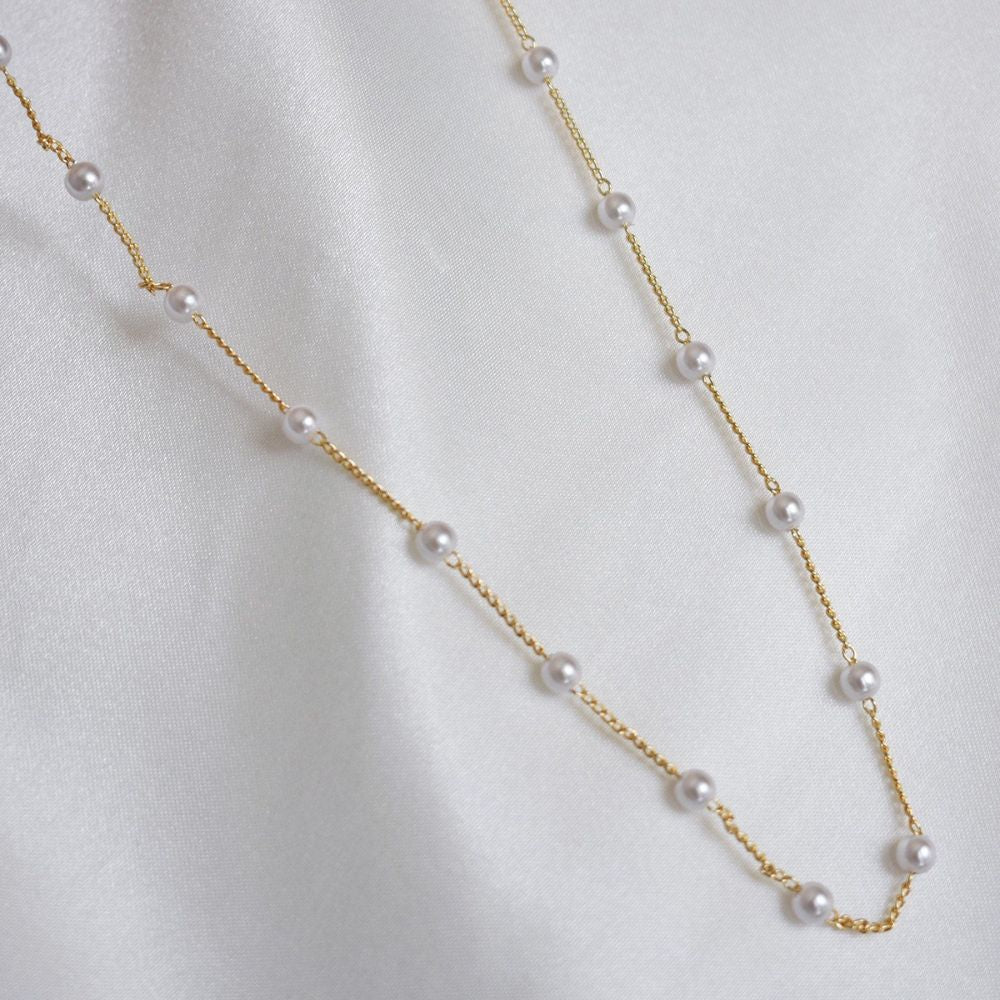 DAINTY PEARL NECKLACE - Concordia Style Boutique