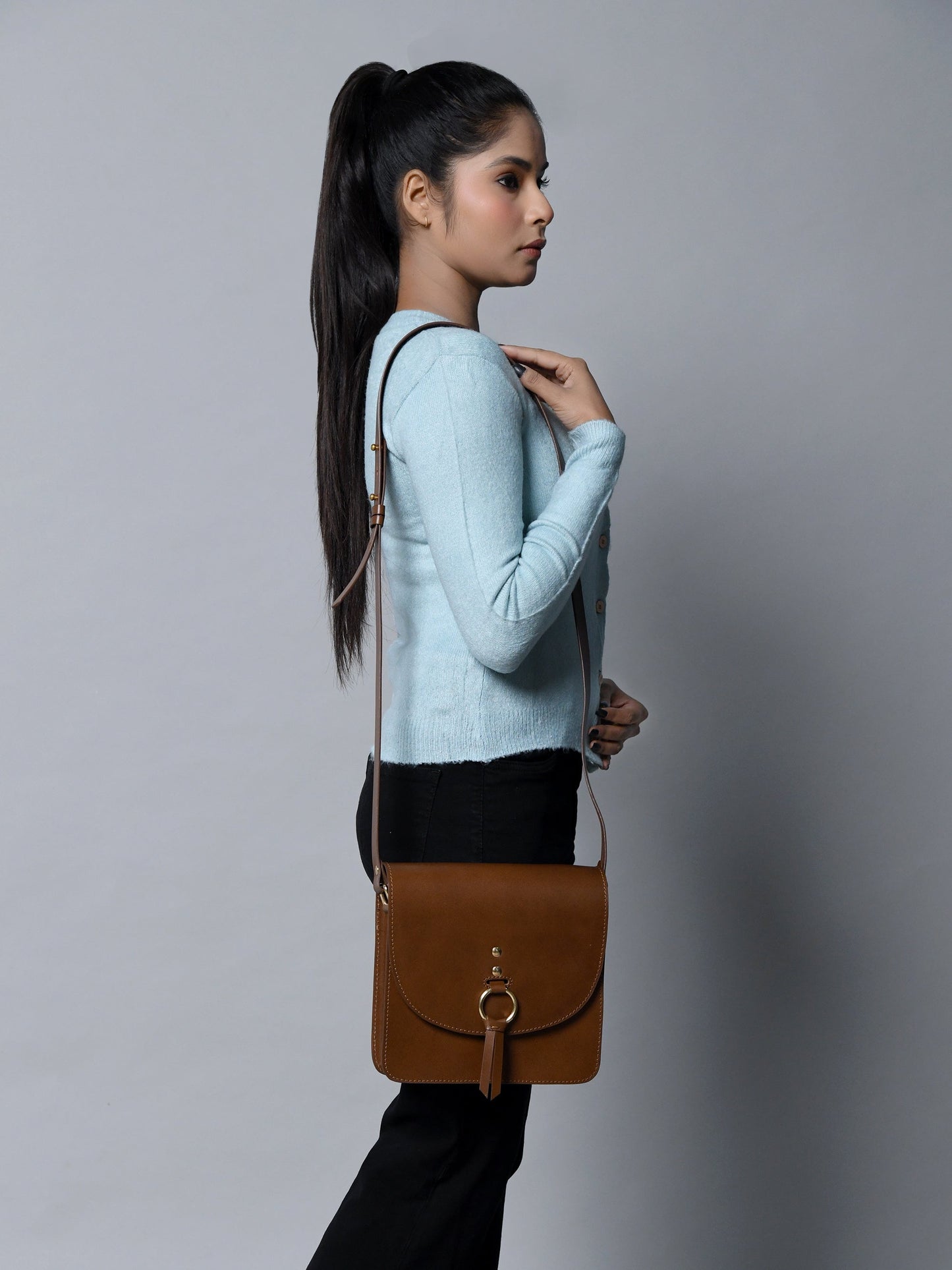 Brown Elegance Crossbody Sling Bag - Concordia Style Boutique