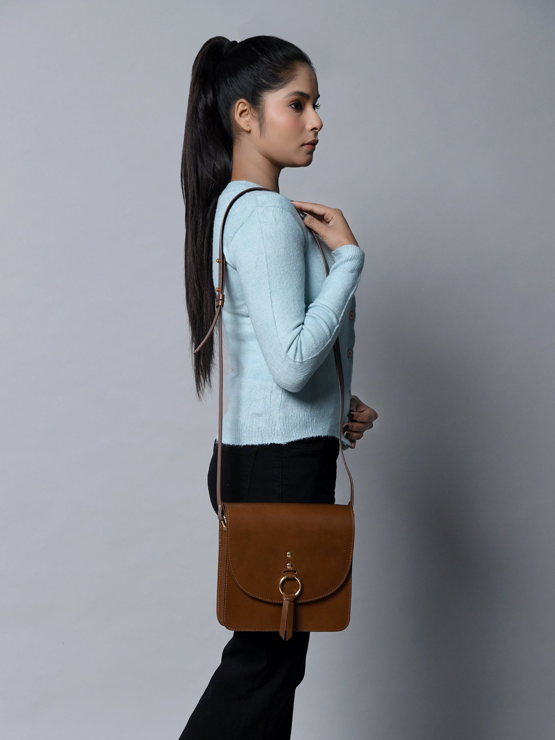 Brown Elegance Crossbody Sling Bag - Concordia Style Boutique