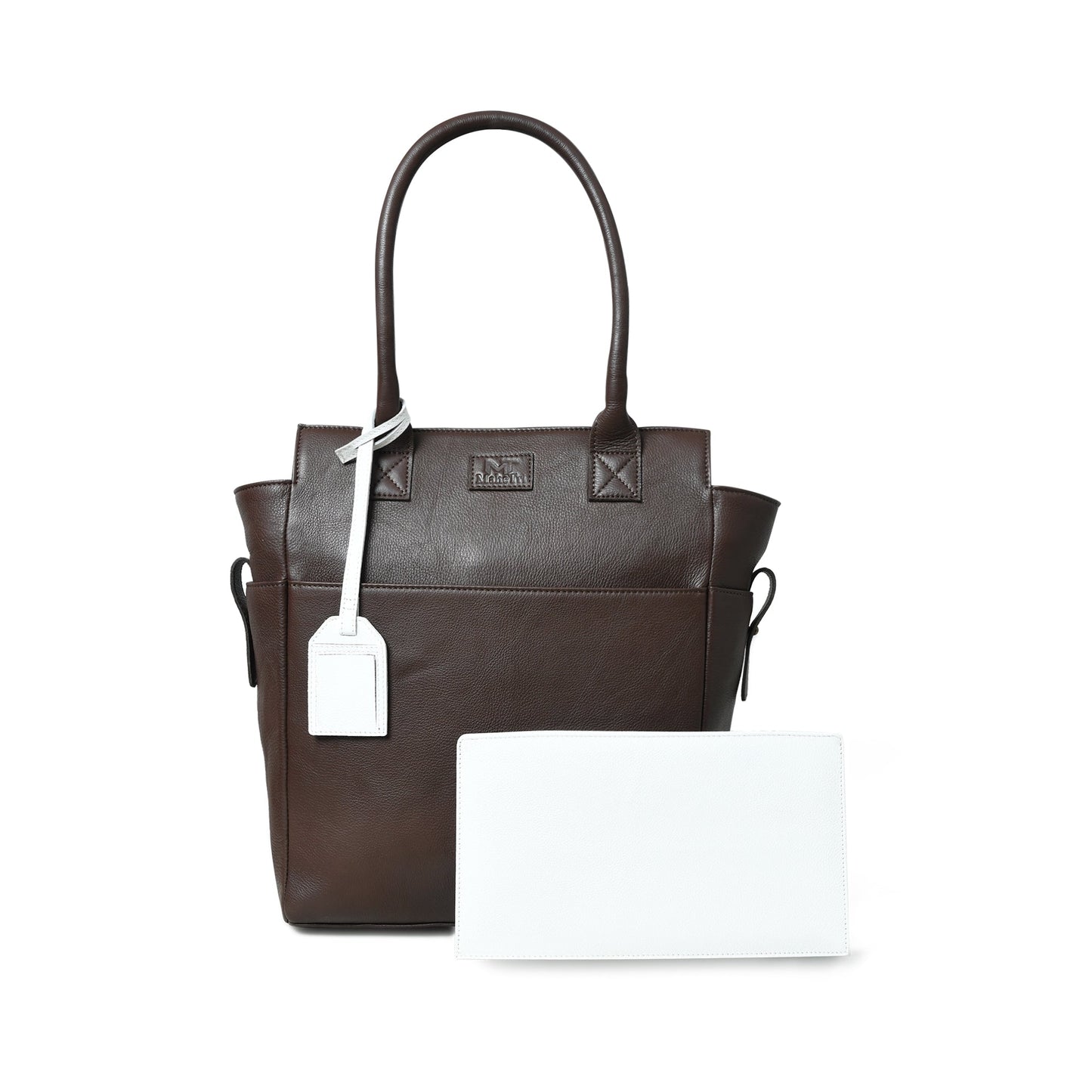 Chestnut Charm Brown Leather Tote - Concordia Style Boutique