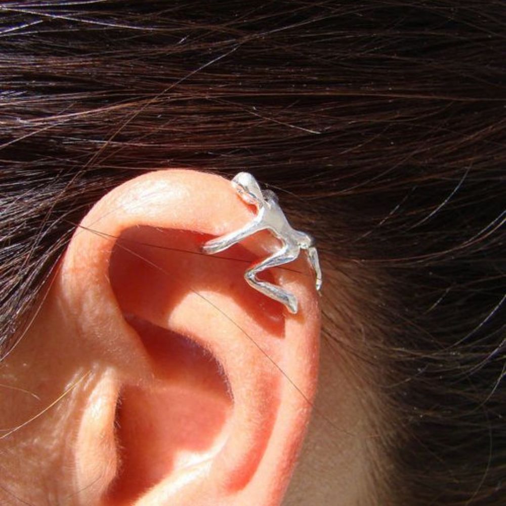 CLIMBING FIGURE EAR CUFF - Concordia Style Boutique
