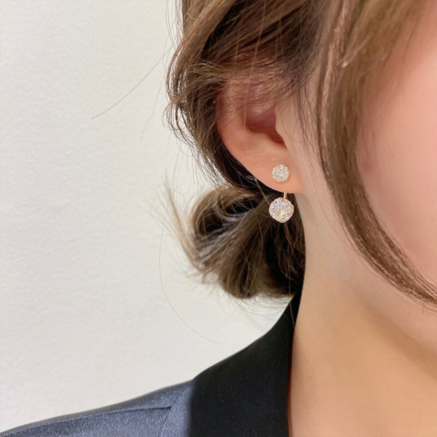 DOUBLE STUDDED EARRINGS (PAIR) - Concordia Style Boutique
