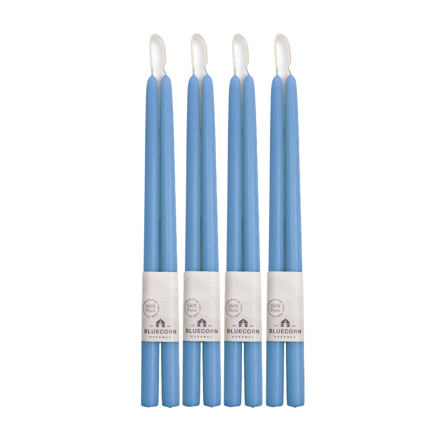 Hand-Dipped Beeswax Taper Candles - Bulk 4-Pair Bundle - Concordia Style Boutique