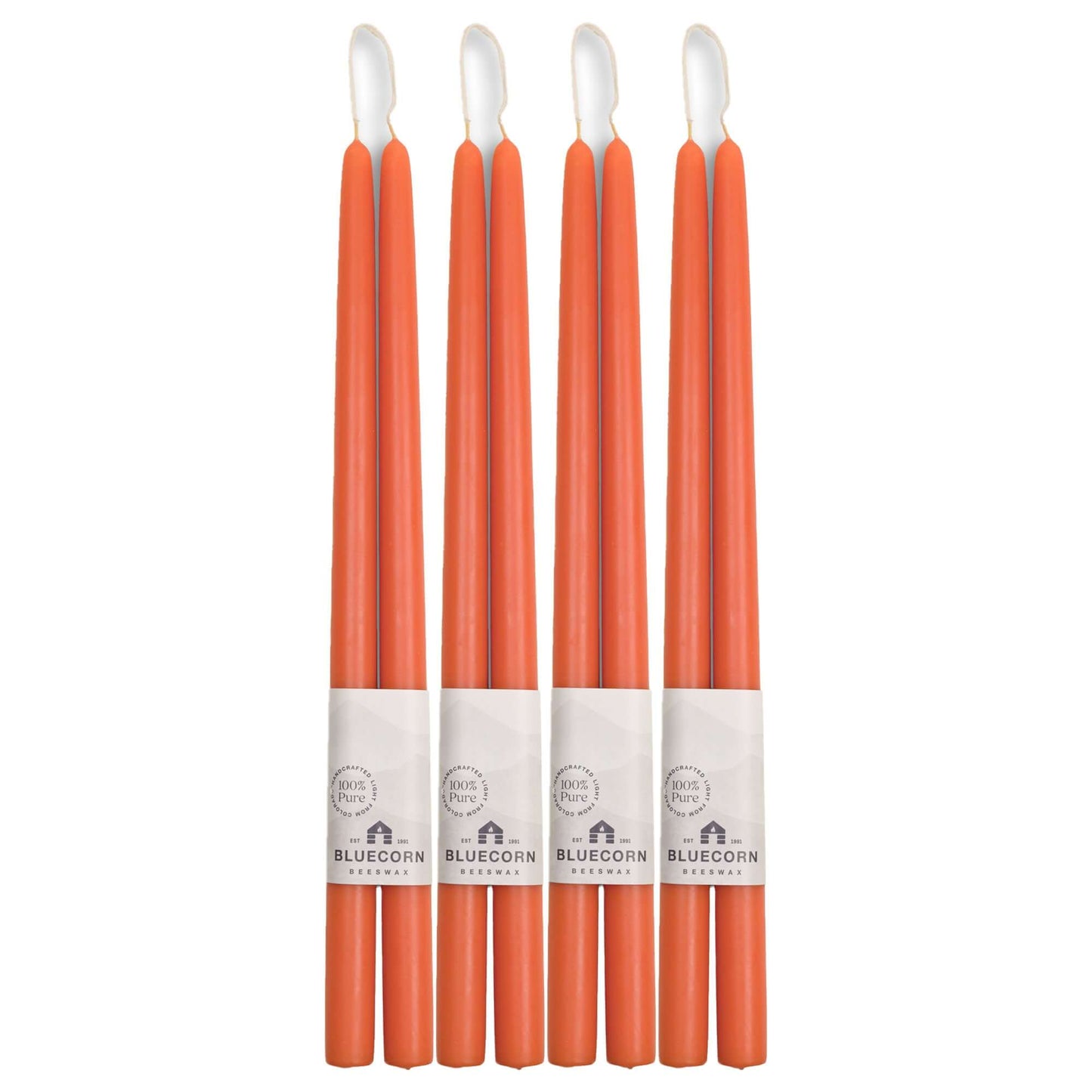 Hand-Dipped Beeswax Taper Candles - Bulk 4-Pair Bundle - Concordia Style Boutique