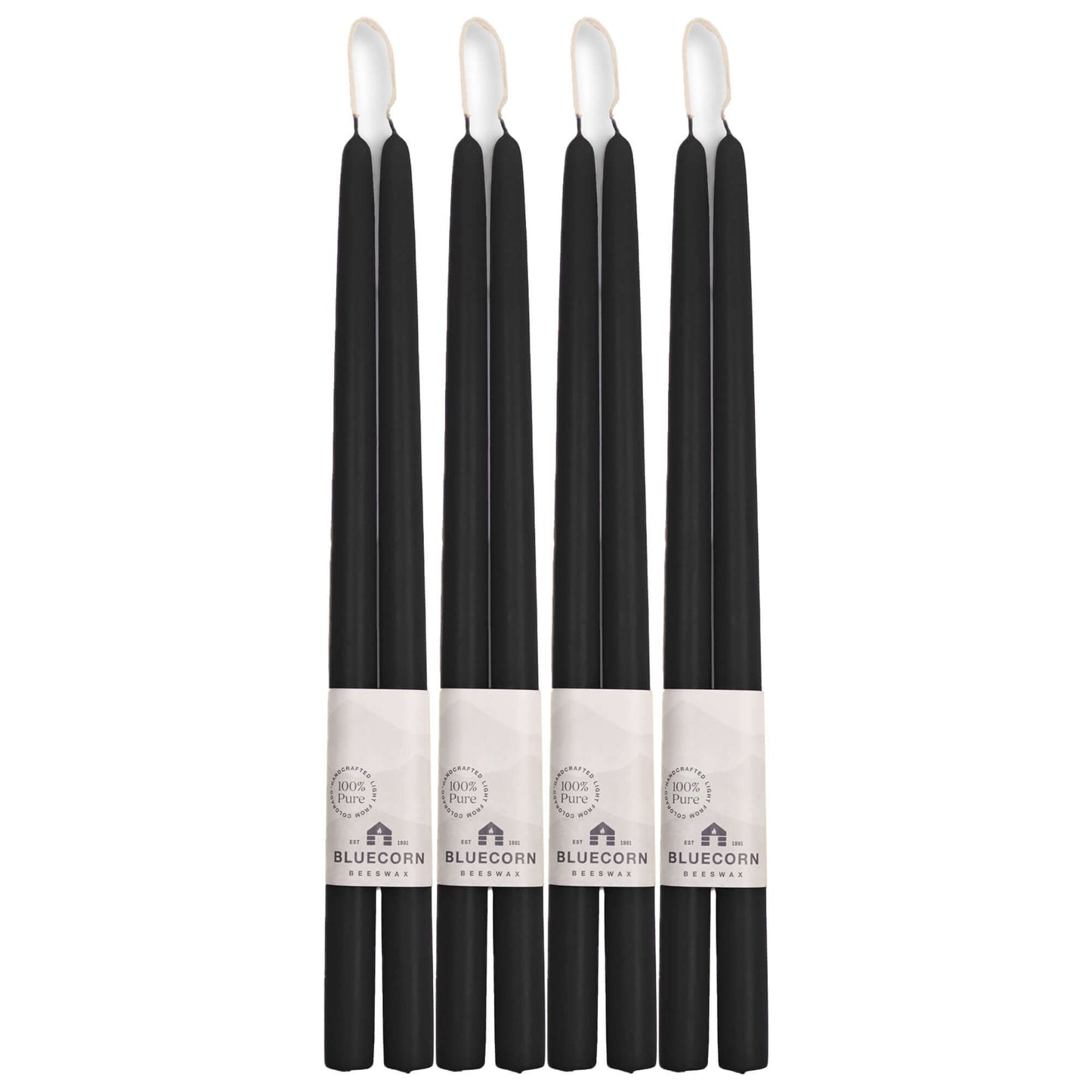 Hand-Dipped Beeswax Taper Candles - Bulk 4-Pair Bundle - Concordia Style Boutique