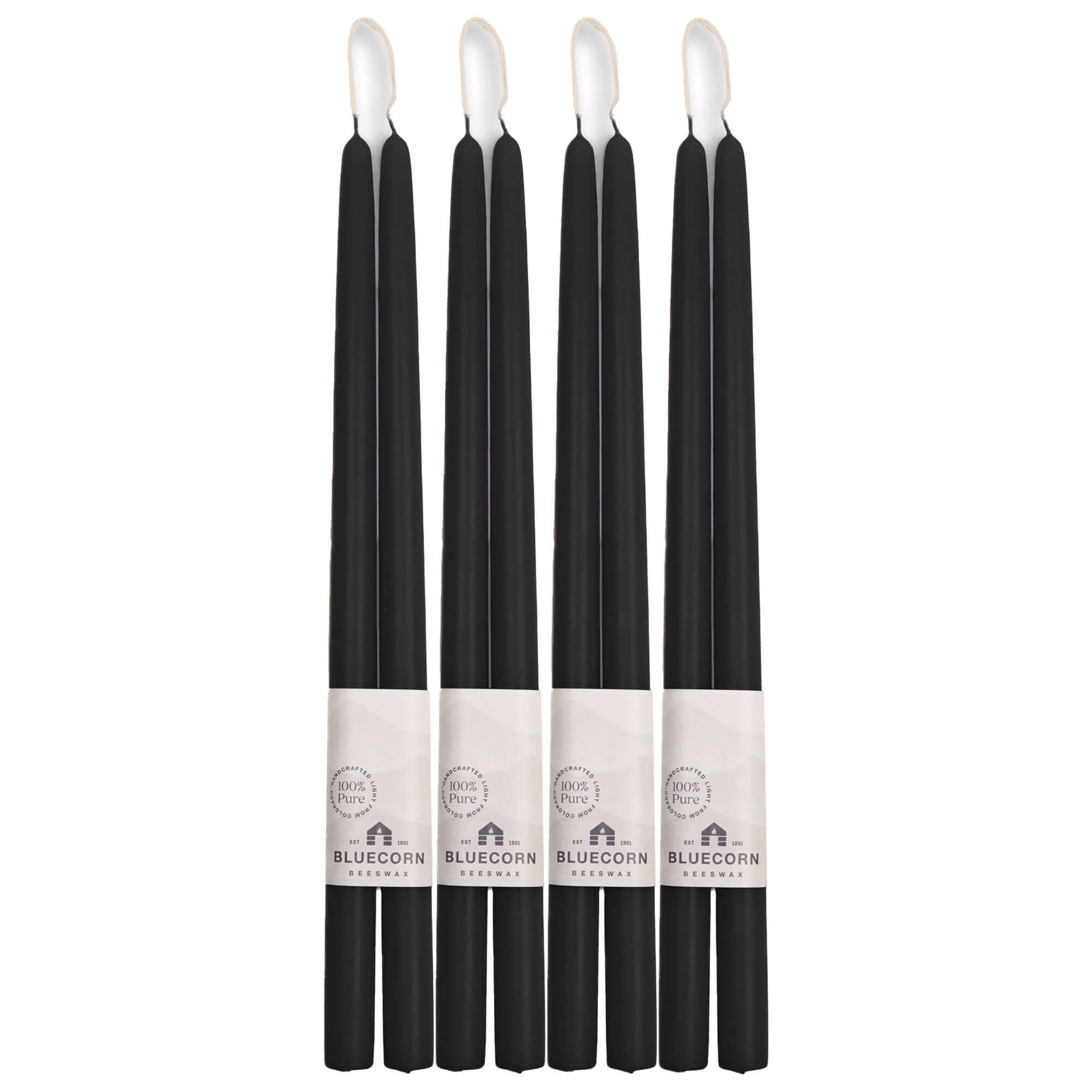 Hand-Dipped Beeswax Taper Candles - Bulk 4-Pair Bundle - Concordia Style Boutique
