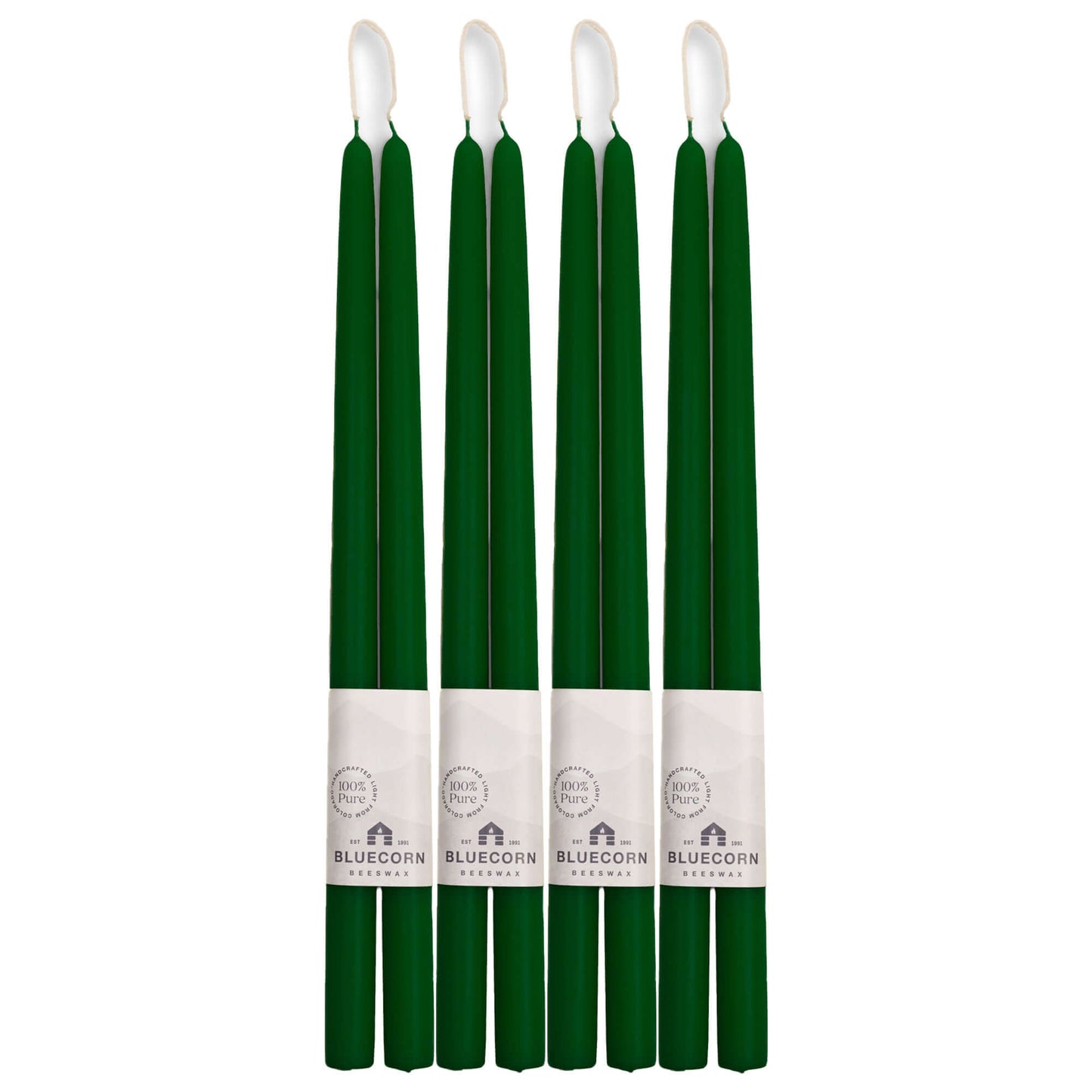 Hand-Dipped Beeswax Taper Candles - Bulk 4-Pair Bundle - Concordia Style Boutique