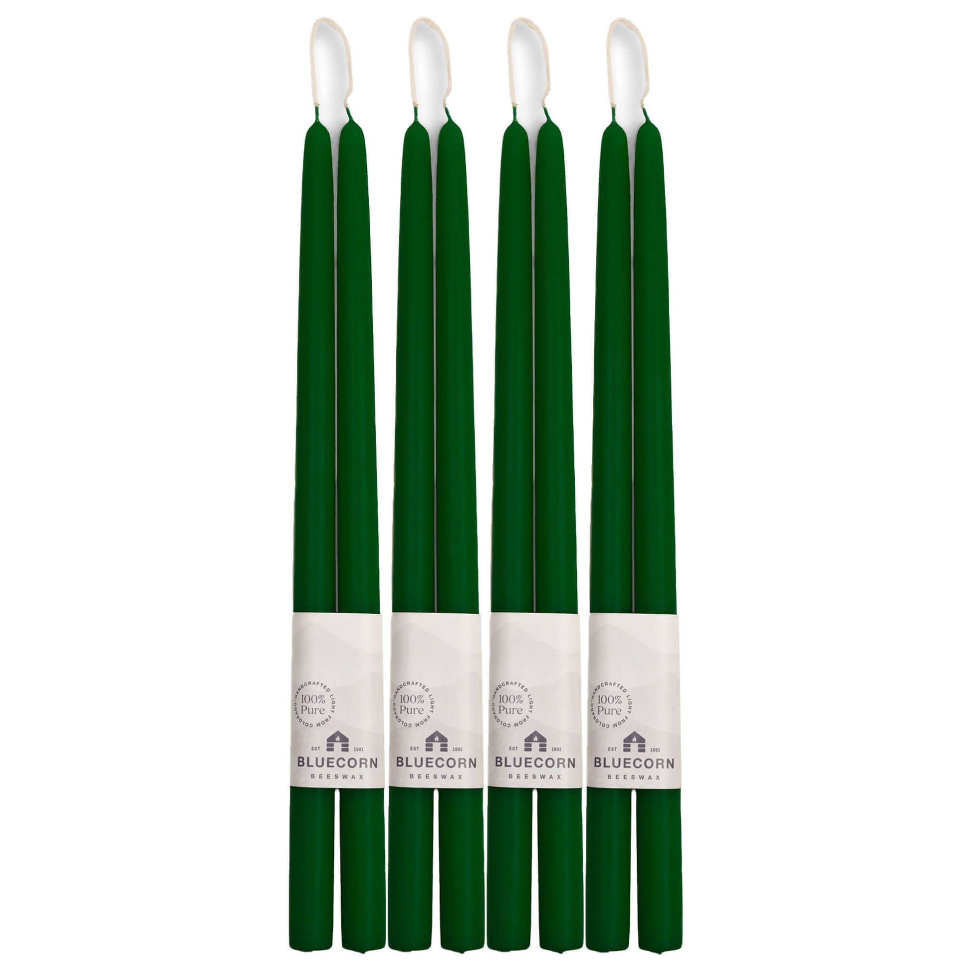 Hand-Dipped Beeswax Taper Candles - Bulk 4-Pair Bundle - Concordia Style Boutique