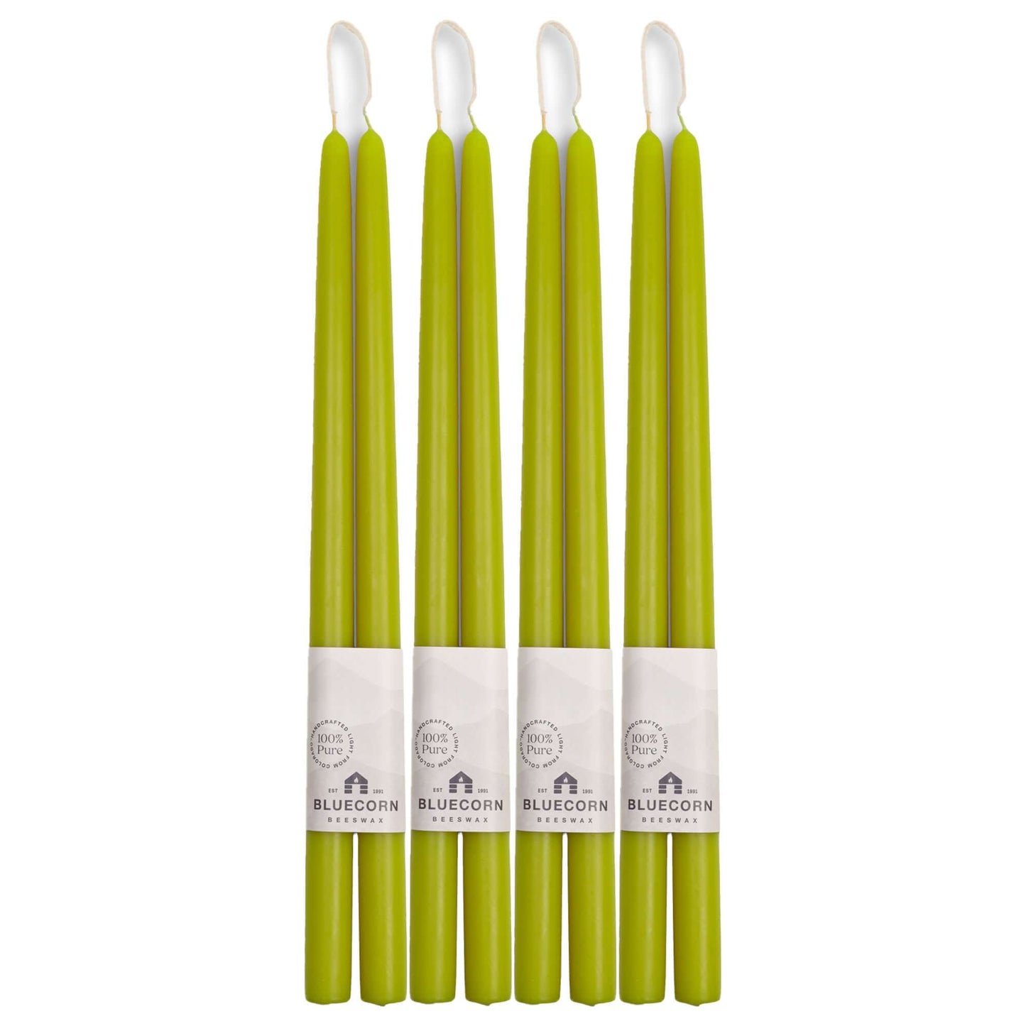 Hand-Dipped Beeswax Taper Candles - Bulk 4-Pair Bundle - Concordia Style Boutique