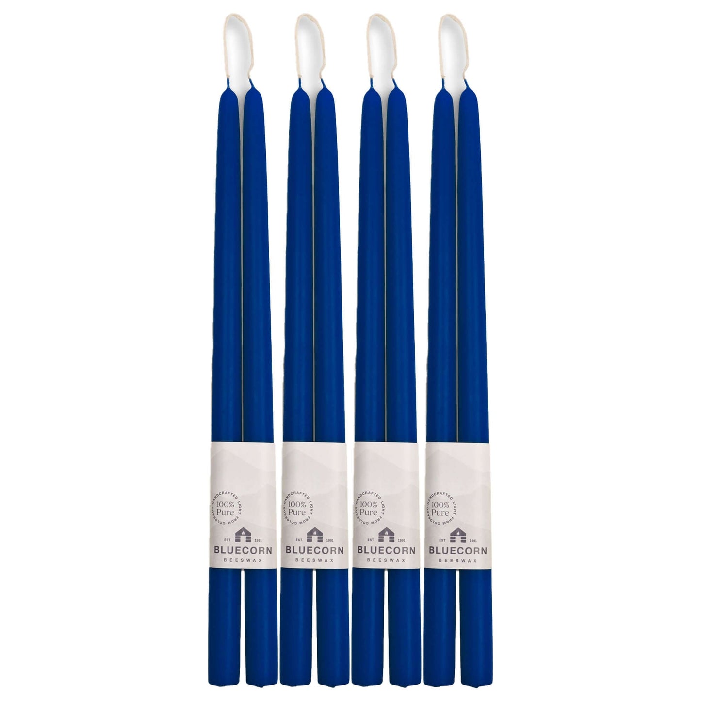 Hand-Dipped Beeswax Taper Candles - Bulk 4-Pair Bundle - Concordia Style Boutique
