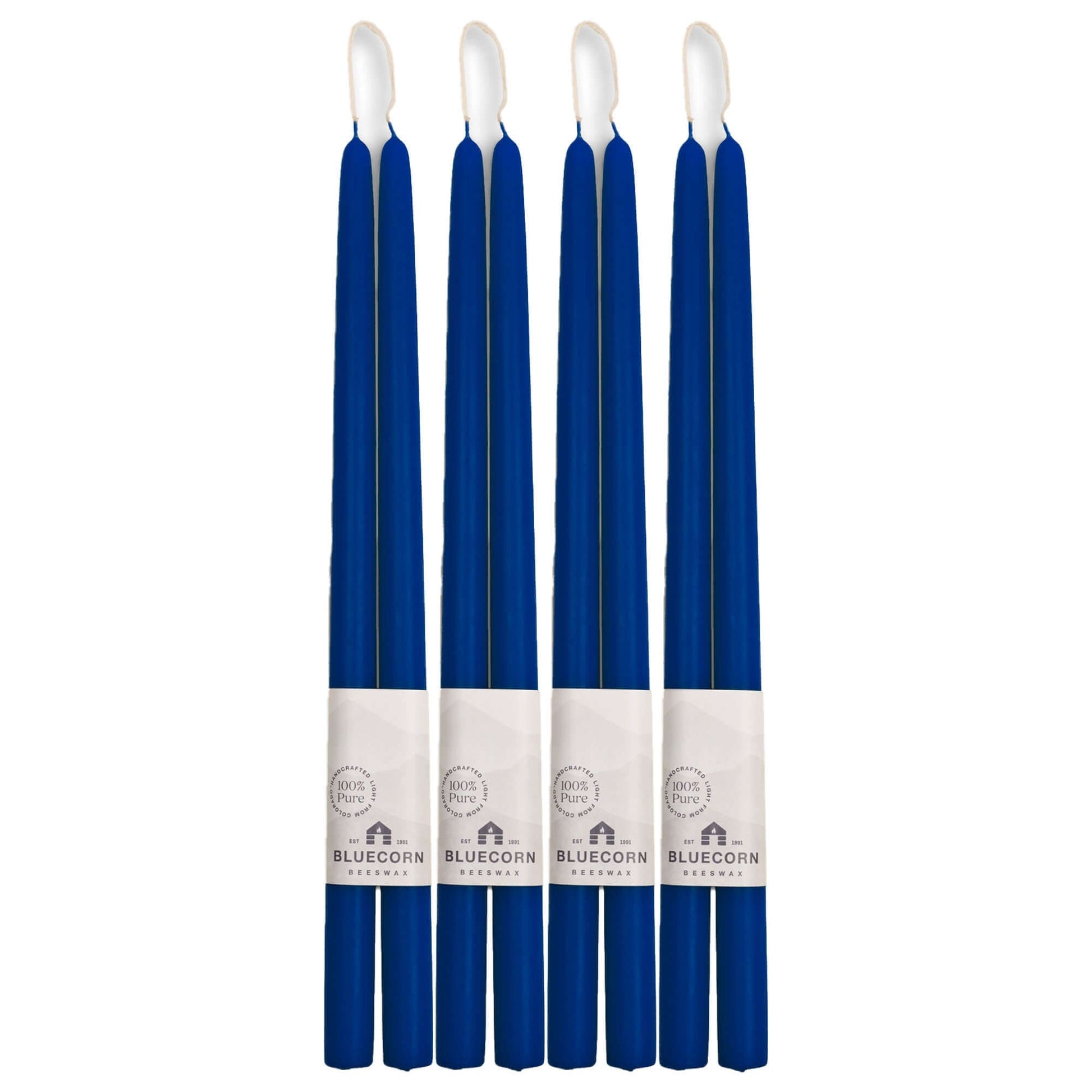 Hand-Dipped Beeswax Taper Candles - Bulk 4-Pair Bundle - Concordia Style Boutique